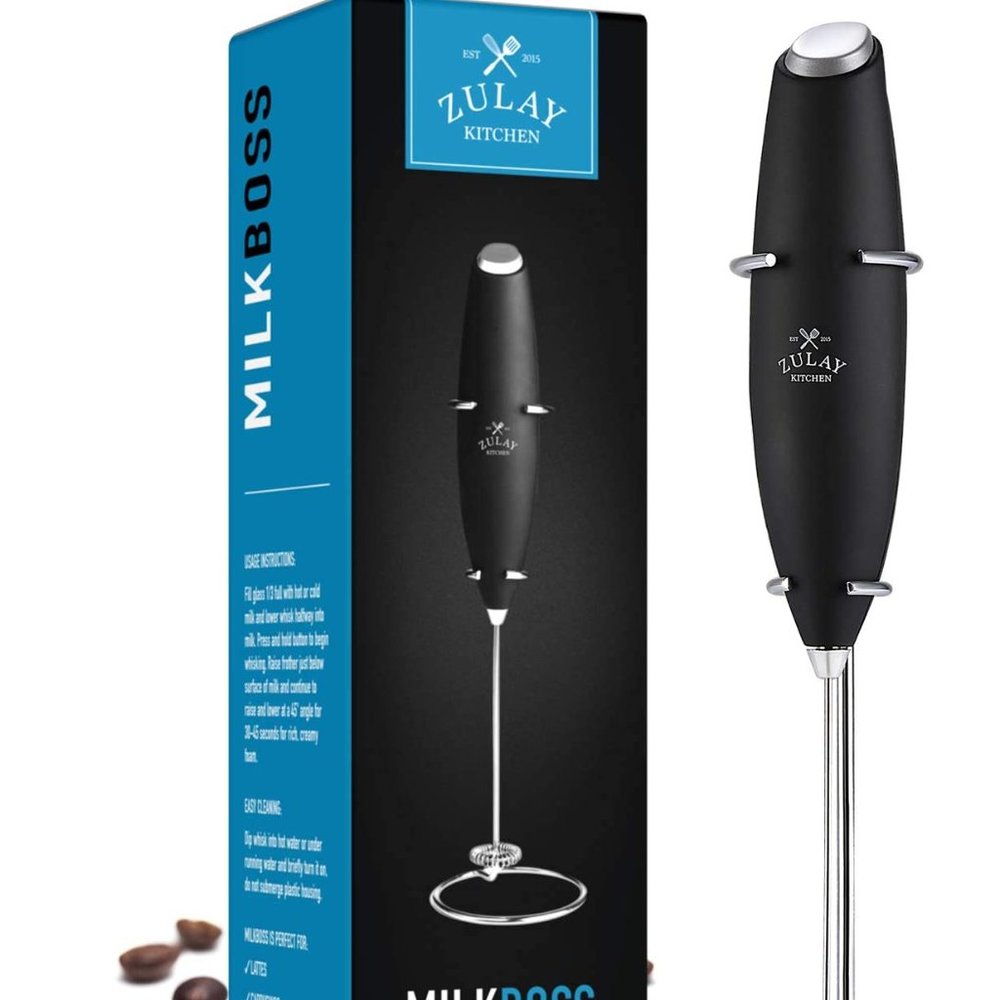 Kitchen Milk Boss Electric Milk Frother - Black